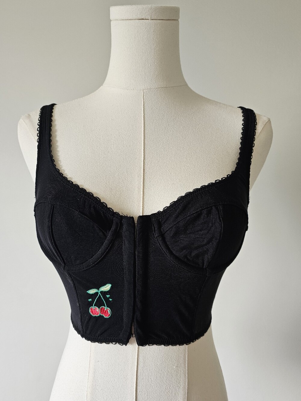 Urban Outfitters Out From Under S corset top cherry